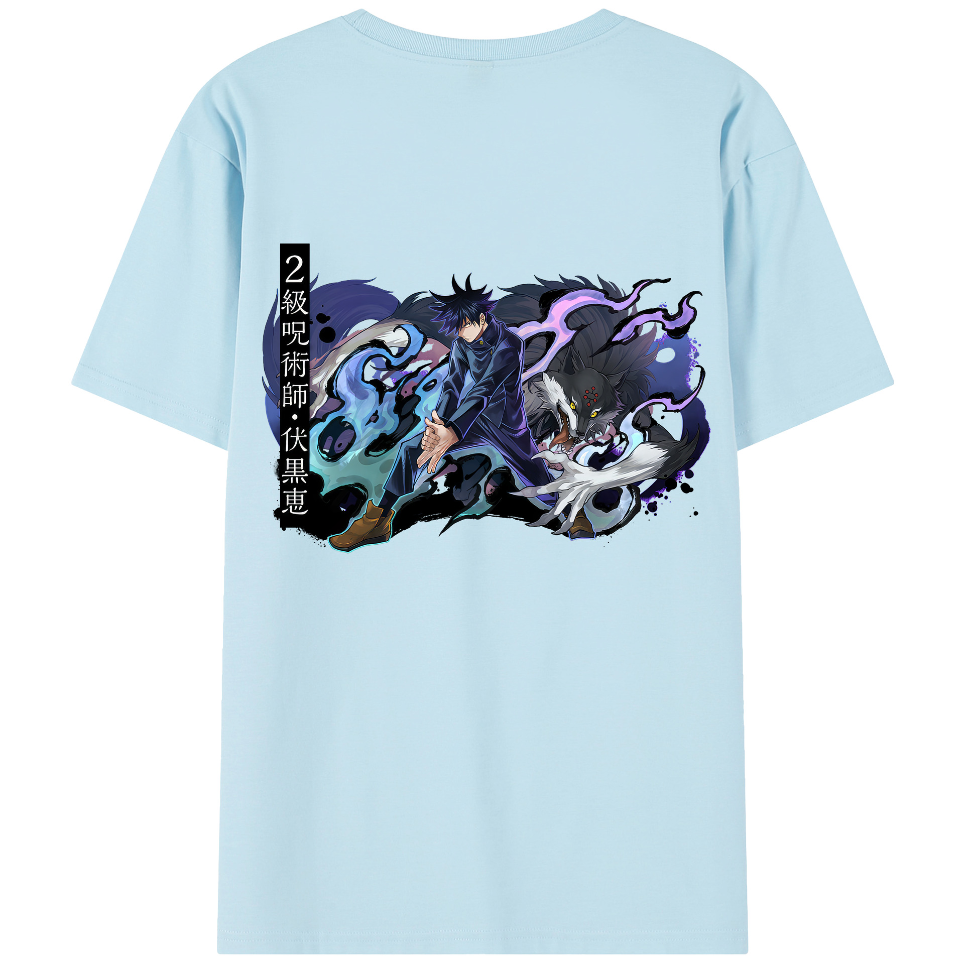 （画像用） 呪術廻戦 Jujutsu Kaisen 綿100％半袖Tシャツ（背面プリント）